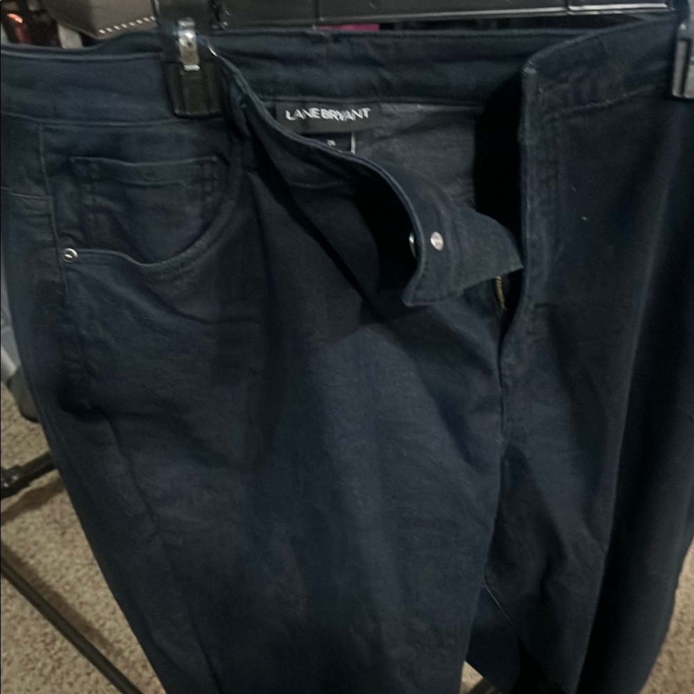 Lane Bryant Women Dark Blue Jeans